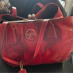 Coach Red Bag